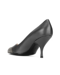 Темно-серые кожаные туфли от Bottega Veneta