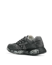 Мужские темно-серые кроссовки с принтом от Premiata