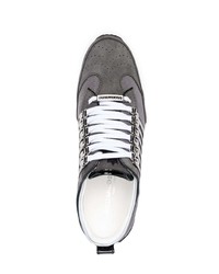 Мужские темно-серые кроссовки от DSQUARED2