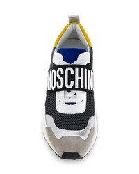 Мужские темно-серые кроссовки от Moschino