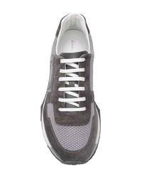 Мужские темно-серые кроссовки от Salvatore Ferragamo