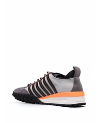 Мужские темно-серые кроссовки от DSQUARED2