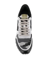 Мужские темно-серые кроссовки от Valentino Garavani