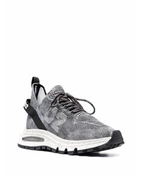 Мужские темно-серые кроссовки от DSQUARED2