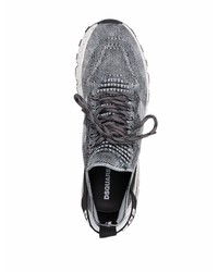 Мужские темно-серые кроссовки от DSQUARED2