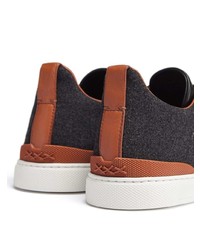 Мужские темно-серые кроссовки от Zegna