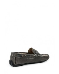 Мужские темно-серые мокасины от Moza-X