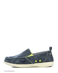 Мужские темно-серые мокасины от Tesoro