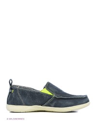 Мужские темно-серые мокасины от Tesoro