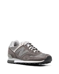 Мужские темно-серые низкие кеды от New Balance