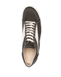 Мужские темно-серые низкие кеды от Rick Owens DRKSHDW