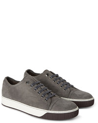 Мужские темно-серые низкие кеды от Lanvin