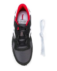 Мужские темно-серые низкие кеды от Saucony