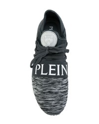 Мужские темно-серые низкие кеды от Plein Sport