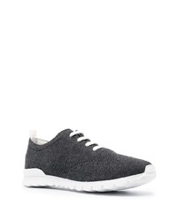 Мужские темно-серые низкие кеды от Kiton