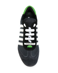 Мужские темно-серые низкие кеды от DSQUARED2