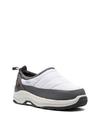 Мужские темно-серые низкие кеды от Suicoke