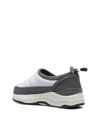 Мужские темно-серые низкие кеды от Suicoke