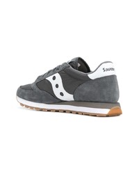 Мужские темно-серые низкие кеды от Saucony