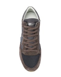 Мужские темно-серые низкие кеды от Philippe Model