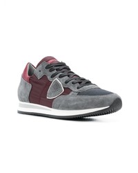 Мужские темно-серые низкие кеды от Philippe Model