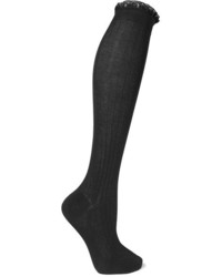 Женские темно-серые носки до колена от Prada