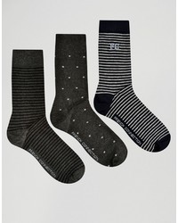 Мужские темно-серые носки от French Connection