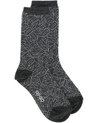 Женские темно-серые носки от Kenzo