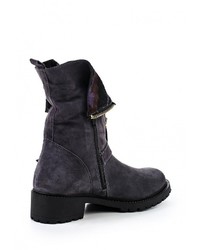 Темно-серые полусапоги от Grand Style