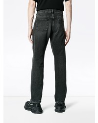 Мужские темно-серые рваные джинсы от Balenciaga