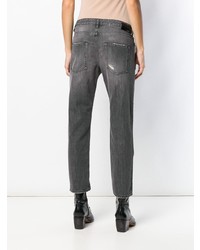 Женские темно-серые рваные джинсы от Diesel Black Gold