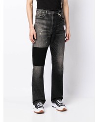 Мужские темно-серые рваные джинсы от Maison Mihara Yasuhiro