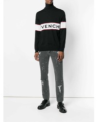 Мужские темно-серые рваные джинсы от Givenchy