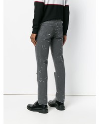Мужские темно-серые рваные джинсы от Givenchy