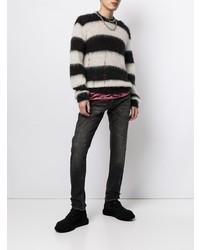 Мужские темно-серые рваные джинсы от Dolce & Gabbana