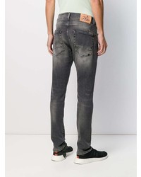 Мужские темно-серые рваные джинсы от PRPS