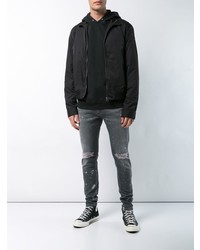 Мужские темно-серые рваные джинсы от Represent