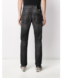 Мужские темно-серые рваные джинсы от Frankie Morello