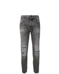 Женские темно-серые рваные джинсы от Golden Goose Deluxe Brand