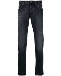 Мужские темно-серые рваные джинсы от Jacob Cohen