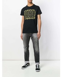 Мужские темно-серые рваные джинсы от Diesel