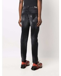 Мужские темно-серые рваные джинсы от Dondup