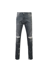 Мужские темно-серые рваные джинсы от Represent