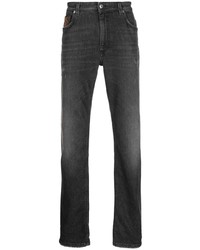 Мужские темно-серые рваные джинсы от Roberto Cavalli