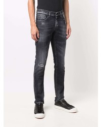 Мужские темно-серые рваные джинсы от Dondup