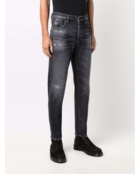 Мужские темно-серые рваные джинсы от Dondup