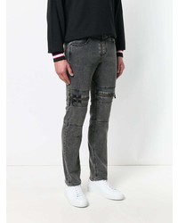Мужские темно-серые рваные джинсы от Versace Jeans