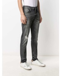 Мужские темно-серые рваные джинсы от 7 For All Mankind