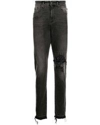 Мужские темно-серые рваные джинсы от VAL KRISTOPHE