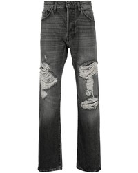 Мужские темно-серые рваные джинсы от Valentino